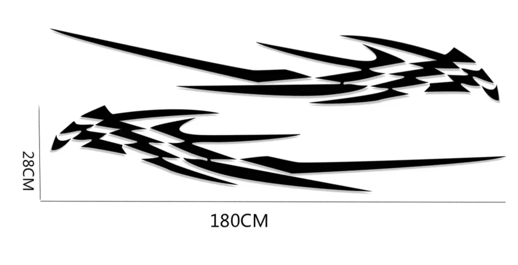 Auto-Aufkleber für Audi, BMW, KIA, Dacia, Renault, Lexus, Ford, Hyundai, Honda, Mazda, Benz, Auto-Seitenkarosserie-Aufkleber, Grafik-Streifenaufkleber