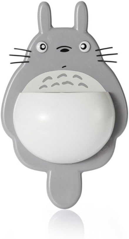 Dream Date Silicone Cartoon Totoro Toothbrush&Toothpaste Holder | Bathroom Organizer Storage