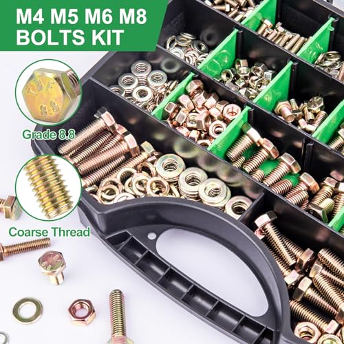 Foliv F-907 METRIC BOLTS 907Pcs Grade 8.8 Metric Bolt Assortment thumb #3