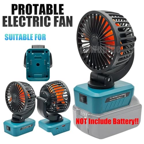 Ventilador plegable resistente para solucionar calor en obras 5