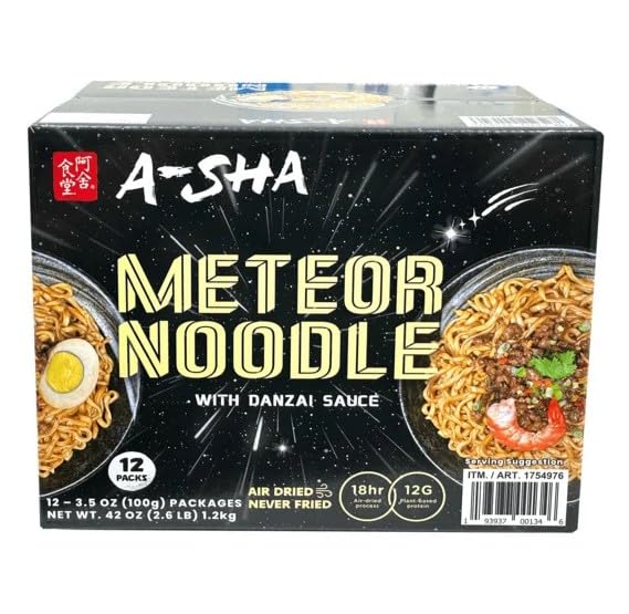 ASha Meteor Noodle Danzai Sauce, Premium Air Dried Instant