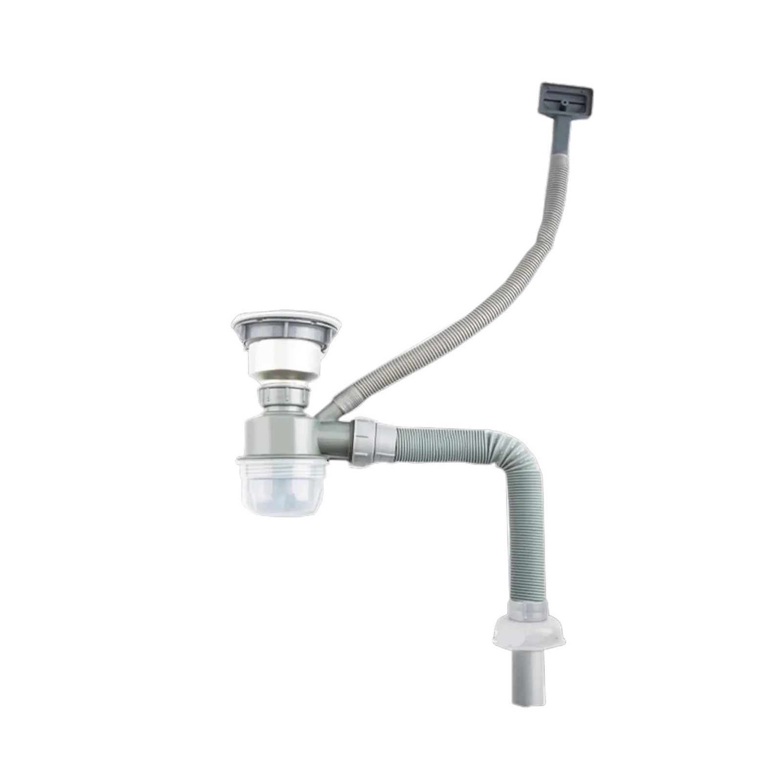 Qjzkwxalmp Single Head Accessorie Sink Drain Hose Filter Double Kitchen