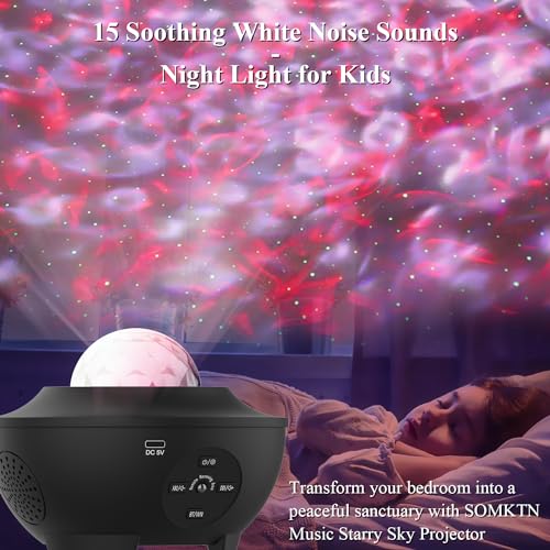 Proyector de Estrellas Galaxy con Altavoz Bluetooth y Control Remoto miniatura 4