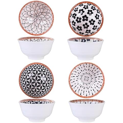 TuYines Brights Ceramic Bowl Set for Meals Cover