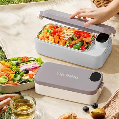 Lonchera calentada recargable TEEKU para comer sano sin microondas y con envase inoxidable 5