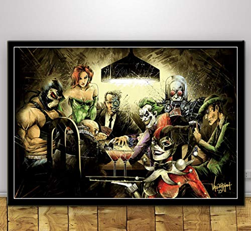 Cuadro de los perros jugando billar