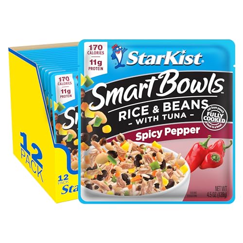 StarKist Smart Bowls Spicy Pepper, 4.5oz, 12 Pouches