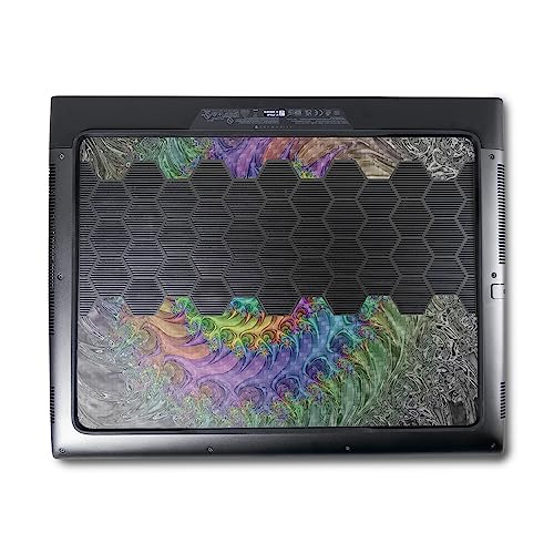 Image of MightySkins Carbon Fiber Skin Compatible with Alienware M18 R1 (2023) Full Wrap Kit - Tripping | Protective, Durable Textured Carbon Fiber Finish | Easy to Apply & Change Styles | Made in The USA