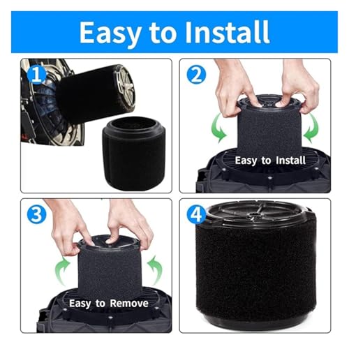 Filtre en mousse humide ABFU, accessoires d'aspirateur cuve 3 à 4.5G