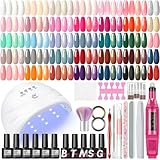 【UV/LED-Gel-Nagellack】35 x 7ml Farbgel-Nagellack, können Sie die Farben frei wählen, basierend auf Ihrem Hautton / Anlass oder Jahreszeiten. Kombinieren Sie sie mit einem Unterlack, einem matten Decklack oder einem glänzenden Decklack für einen optimalen Farbeffekt