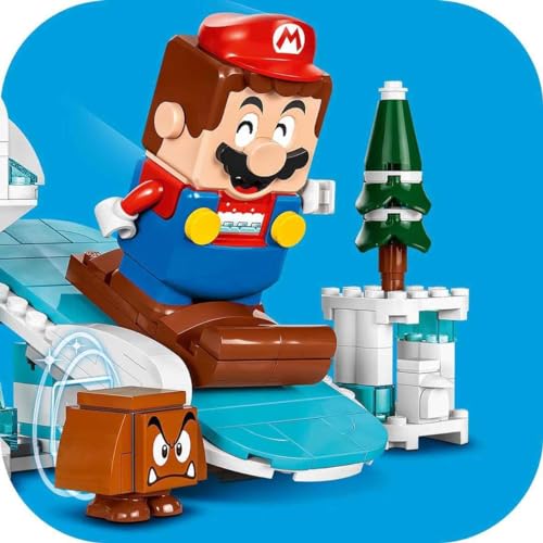 Super Mario Pack di Espansione La Settimana Bianca della Famiglia Pinguotto, Giochi da Collezione per Bambini da 7 Anni con 3 Personaggi, Regalo per Gamer da Abbinare a Uno Starter Pack 71430 - Lego - Immagine 1
