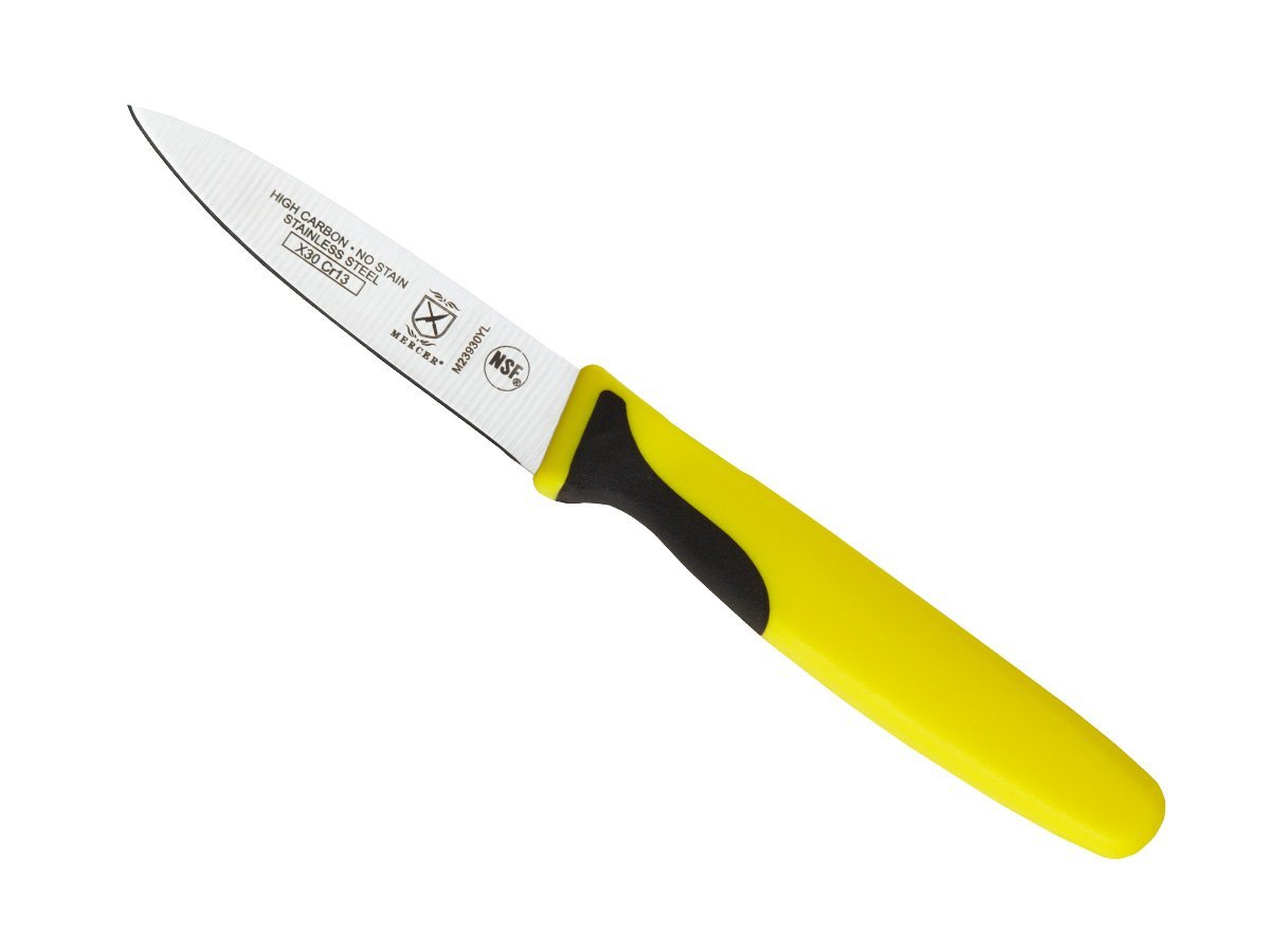 Mercer Culinary M23930YL Millennia Paring Knife, Yellow, 3-Inch