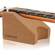 2 In 1 Functional Guitar Neck Rest - Made of 100% fine grain cork, lightweight and non-slip. Two different heights can support your string instruments when you place. Upgrade Curved Design - Our guitar neck cradle designed with 2 curved shape, which ...