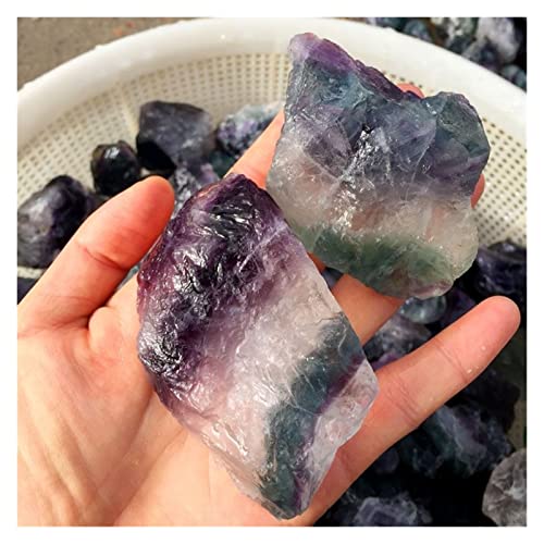 Fluorite naturelle pierre précieuse brute obélisque minéral décor maison 300g