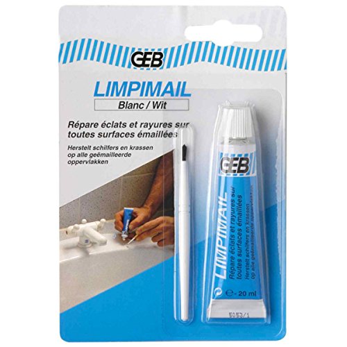 pâte de réparation limpimail pour éclats d'émail - tube 20 ml - sous blister - geb