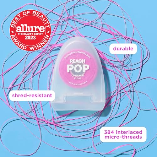 REACH-POP-Dental-Floss-Cinnamon-Plaque-Remover-for-Teeth-Shred-Resistant-Vegan-Wax-Cruelty-Free-Eco-Friendly-Packaging-Oral-Care-PFAS-Free-for-Adults-Kids-3-Pack-546-yd