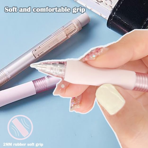 Miniatura 3 de HeTaoCat Bolígrafo neutro negro fino, bolígrafo de tinta de secado rápido impermeable, punta fina de 0.020 in, bolígrafo de agarre ultra suave, 4