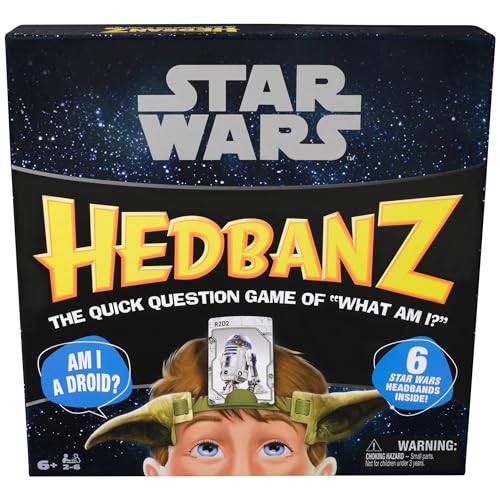 Spin Master Games, Star Wars Hedbanz, Hilarious Picture Guessing Board Game Featuring...