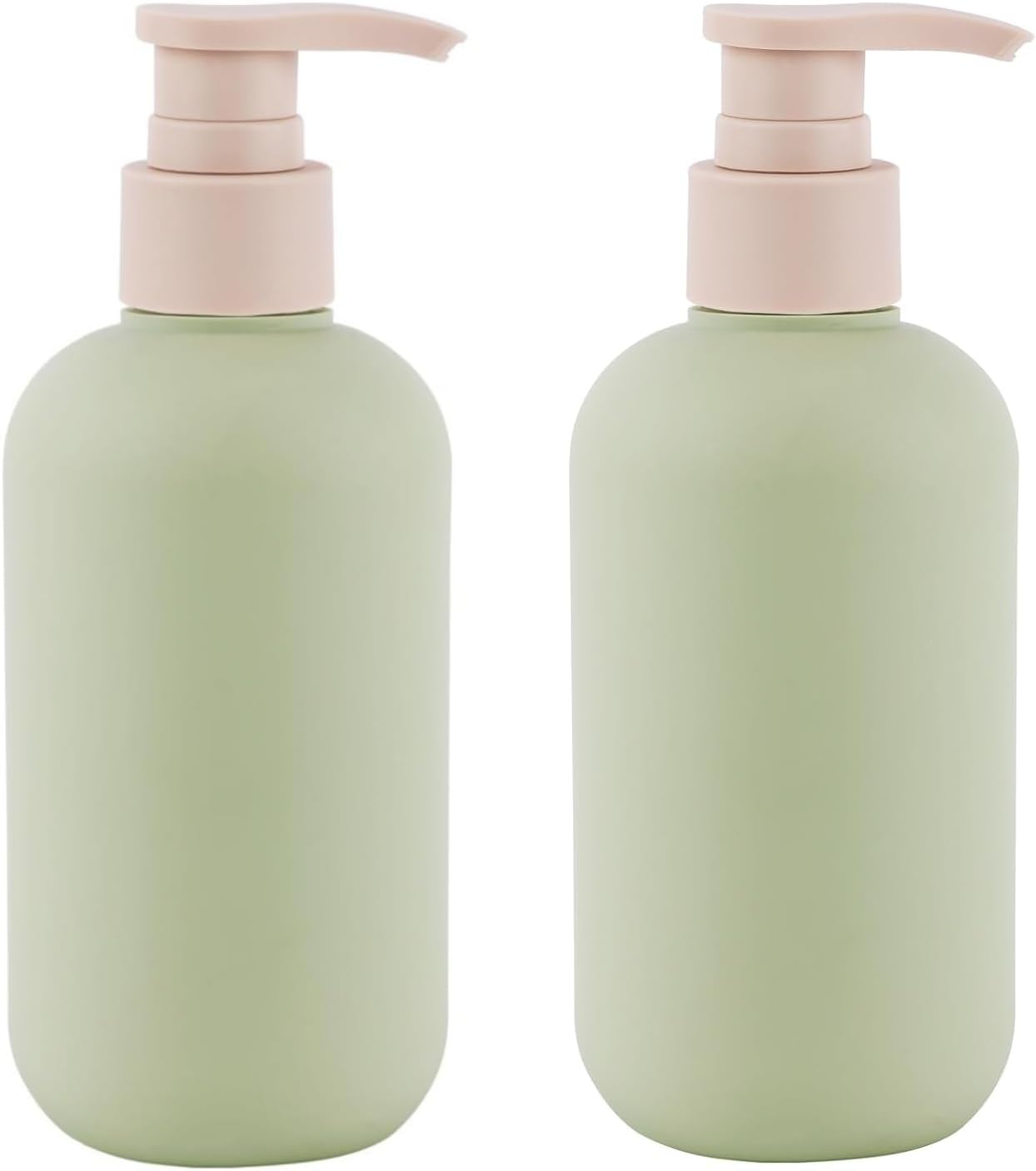 Plastic Squeeze Bottles with Flip Cap and Pump, 2pcs Empty Squeeze