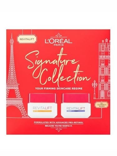 L'ORÉAL Paris Signature Collection Anti-Ageing Moisturiser Skincare Gift Set For Her