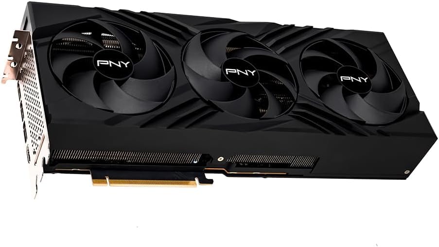 Image of PNY GeForce RTX 4090 24GB Verto Triple Fan Graphics Card DLSS 3 (384-bit PCIe 4.0, GDDR6X, Supports 4k, Anti-Sag Bracket, HDMI /DisplayPort)