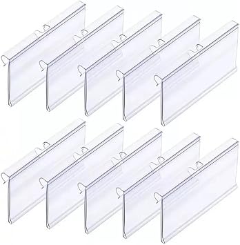 50/100/200pcs Label Holder, PVC Price Clear Plastic Reusable, Suitable for Large Shopping Malls, Supermarkets200pcs