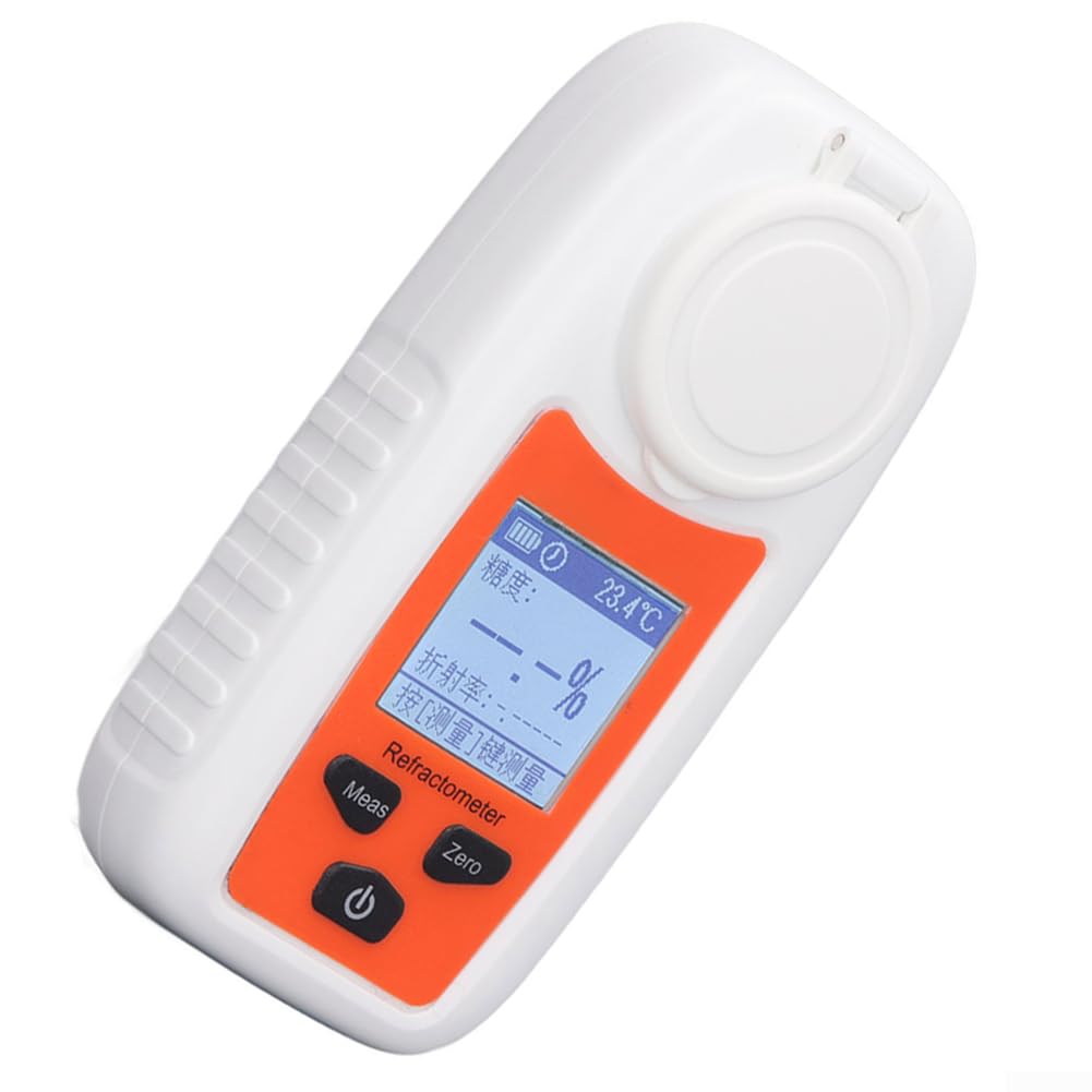 Refractómetro profesional para ST335A, probador digital de azúcar de frutas con compensación de temperatura, 0-35% para rango brix para laboratorio y campo