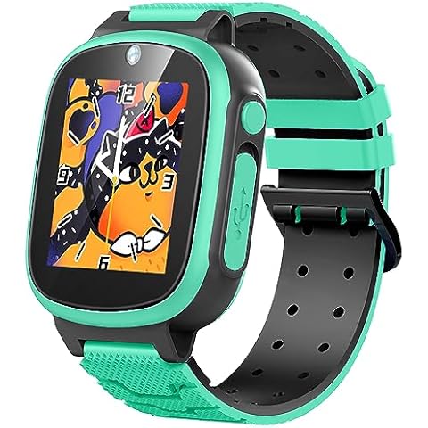 Luoba Smart Watch for Kids, Toys for 3-10 Year Old Boys Girls, 1.44" Kids Watch with 20 Puzzle Games Camera Alarm Educational Learning Toddler Watch Birthday for Boys Girls Age 4 5 6 (Green) Cover