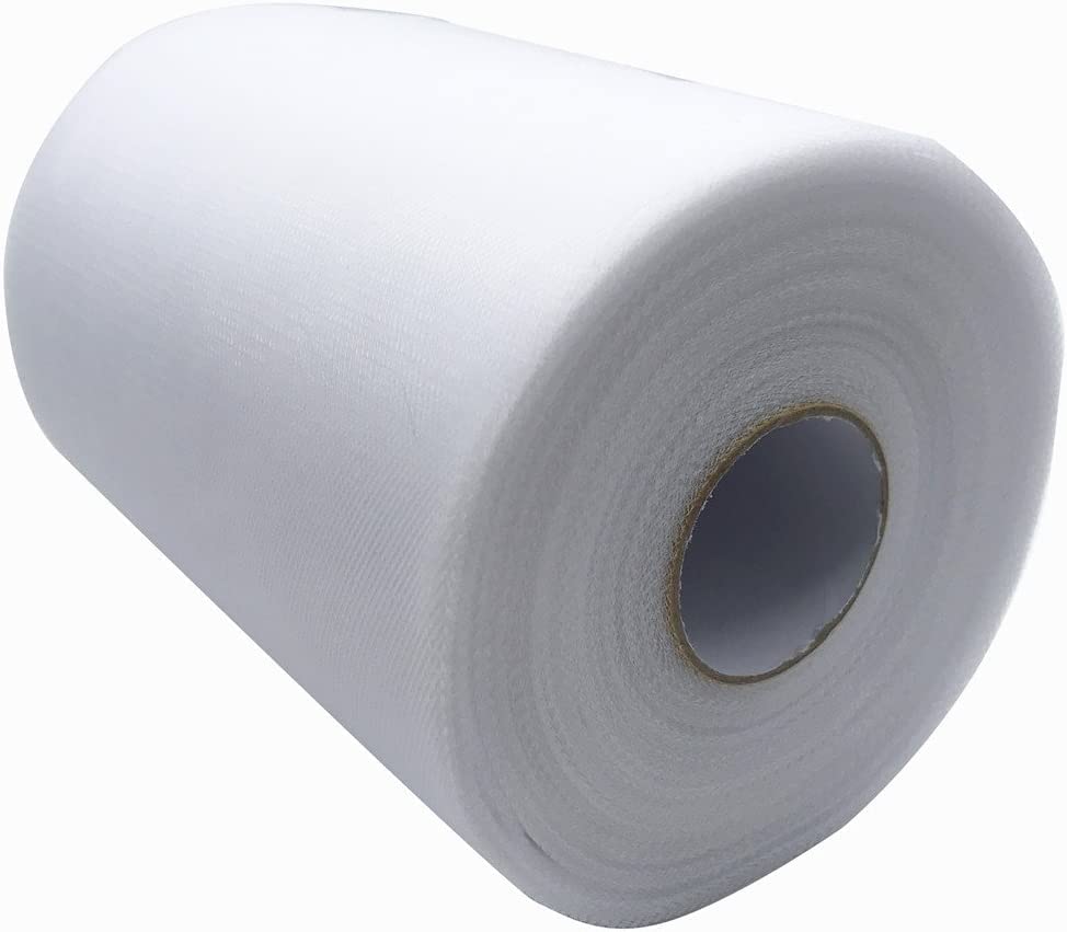 Tulle Fabric, 15.2 cm x 91 m Tulle Ribbon, Tulle Roll Bright Shine, Light and Elegant, Feels Good, Tulle Sold by the Metre for Table Runner, Chair Sash, Tutus, Bows, Weddings, Parties, DIY