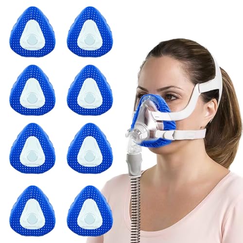 8�p�b�N CPAP �t���t�F�C�X�}�X�N���C�i�[ CPAP �}�X�N�J�o�[ ���C�i�[ CPAP �t�F�C�X�}�X�N �N�b�V���� CPAP �}�X�N�p�b�h �V���L�[ �ʋC�� ���b�h�}�[�N���y�� (�W���A�u���[)