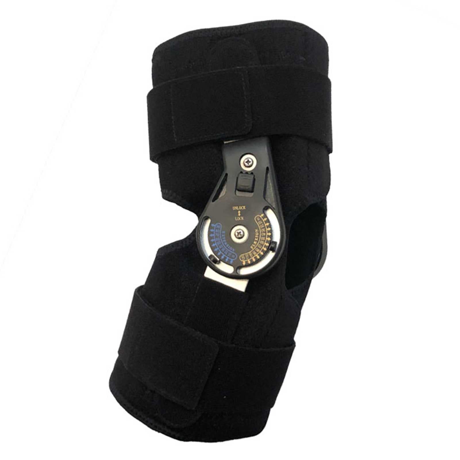 Gitdot Double Strap Adjustable Knee Joint Fixation Brace Meniscus Ligament Injury Knee Brace Knee Fracture Rehabilitation Device Protector Large Size