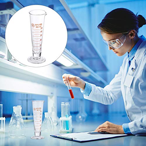 VILLCASE Cpde MediçãCônicde VidrCpMedidr GraduadCpde BilicatCilindGraduads Dispsitivde Experiência Q