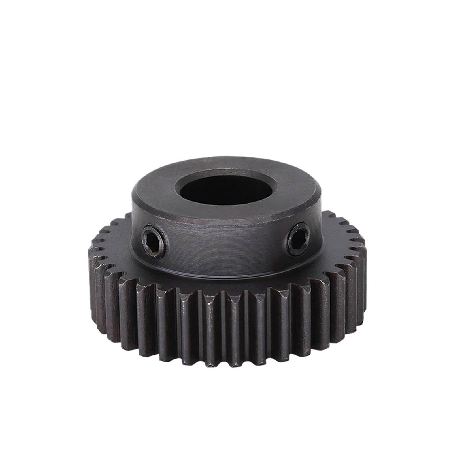Bevel Gear Pinion Hardware Mechanical Module 1 Motor Gear 1M-35Teeth Carbon Steel Blackening Spur Gear Bore Size 6/6.35/7/8/10/12/12.7/14/15/16/17mm(1M35T -Bore 10mm)