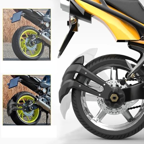 Garde-boue arrière universel pour moto avec support de fixation robuste - 4