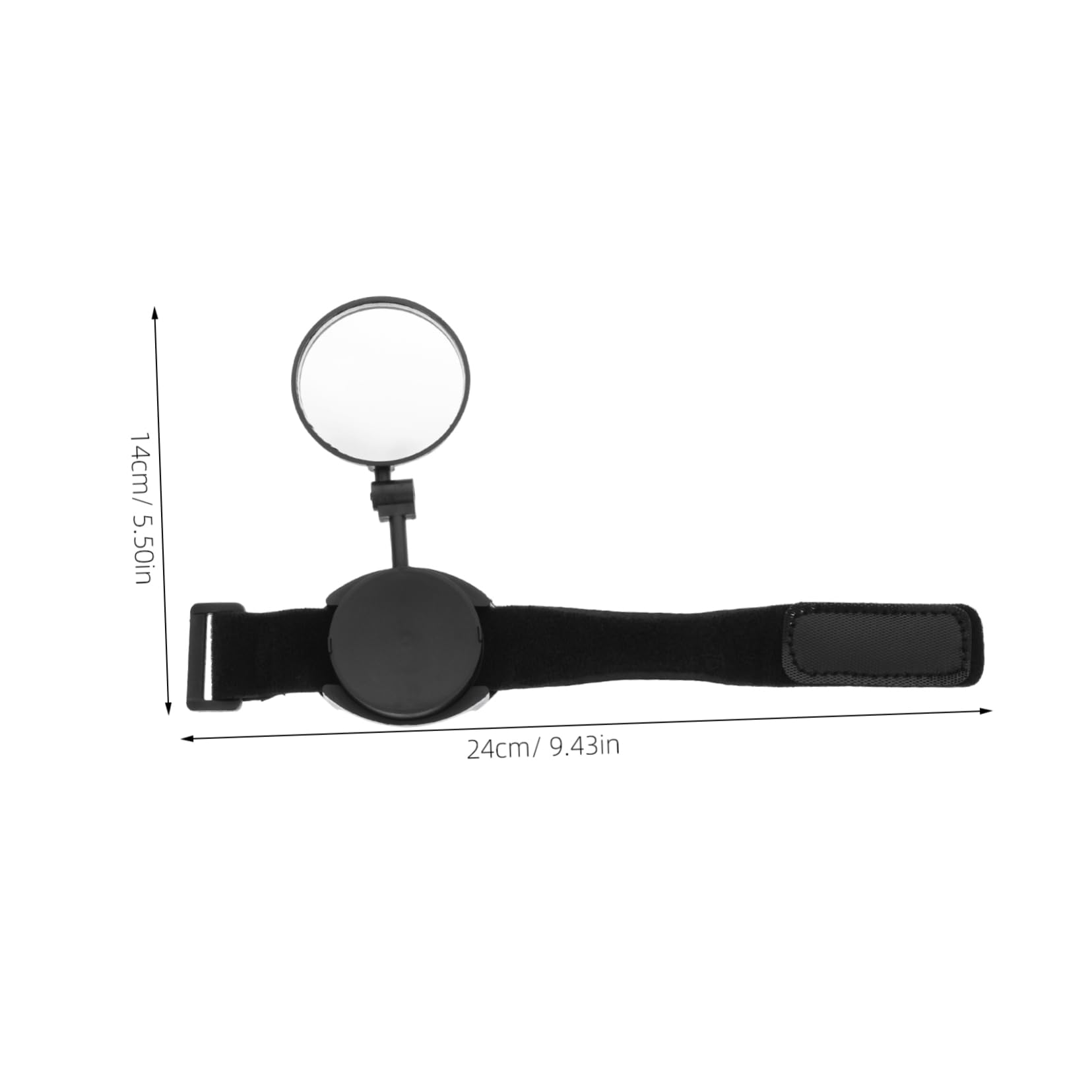 BESPORTBLE 5pcs Electric Bike Mirror Wristband Rear View Mirror for Cycling Wide Angle for Mountain Road Bikes Screw Fix Design Essential Cycling Accessory