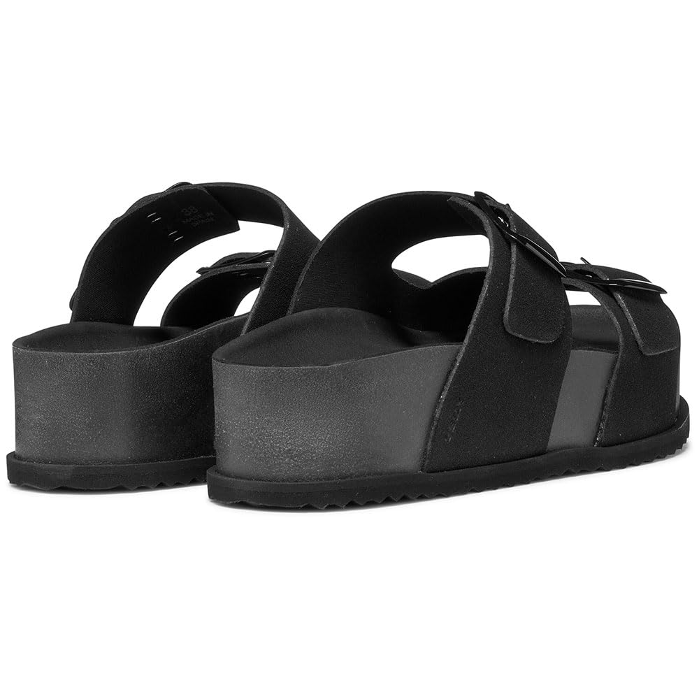 Geox D Sandybett High A, Sandalia Plana Mujer
