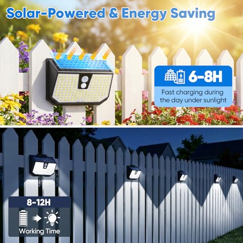 Outdoor Motion Sensor Lights 4-Pack