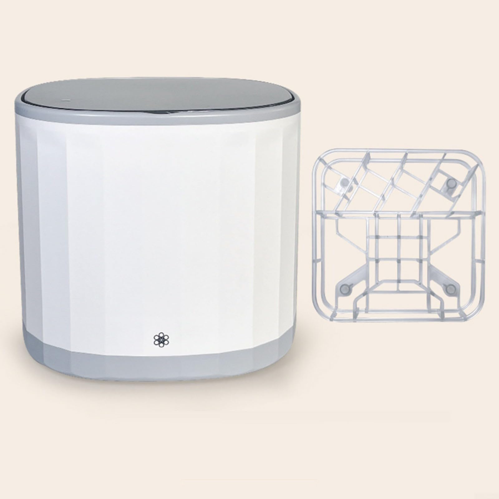 HpLive Mini lavastoviglie, portatile con porta tazza interna USB ricaricabile, 20 x 20 x 18 cm