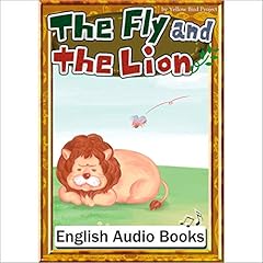 『[88巻] The Fly and the Lion（ハエとライオン・英語版）: きいろいとり文庫　その88』のカバーアート
