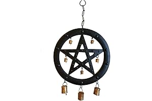 Enchanting Wiccan Pentagram Wind Chime