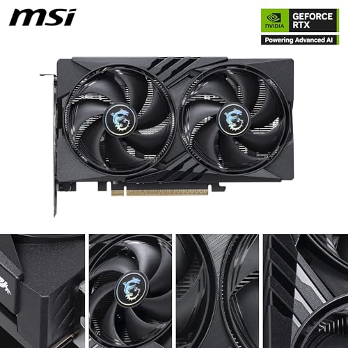 Image of MSI GeForce RTX 5050 8G Gaming OC Graphic Card - NVIDIA GeForce RTX 5050 GPU, 8GB GDDR6 128-bit Memory, 20 Gbps, PCI Express Gen 5 x16 Interface, Upto 2632 MHz, Twin FROZR 10