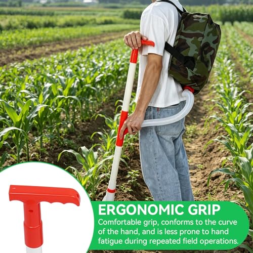 Esparcidor manual de fertilizante ajustable ergonómico miniatura 3