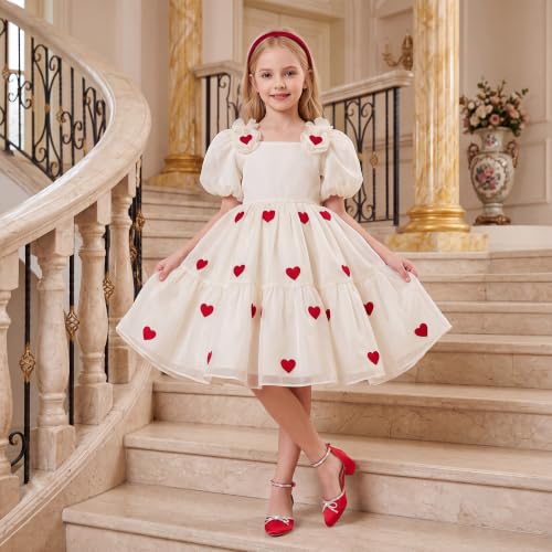 Image of LAURMOSA Girls Sandals Closed Toe High Heels Pointed Toe Ankle Strap Pumps Flower Girl Dressy Shoes in Wedding Party Cute Bowknot Chunky Block Heeled for Little Big Kids