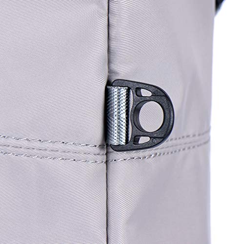 Unisex Large Travel Shoulder Weekender Overnight Bag Handbag Gym Tote Bag with Trolley Sleeve (Silver Grey)