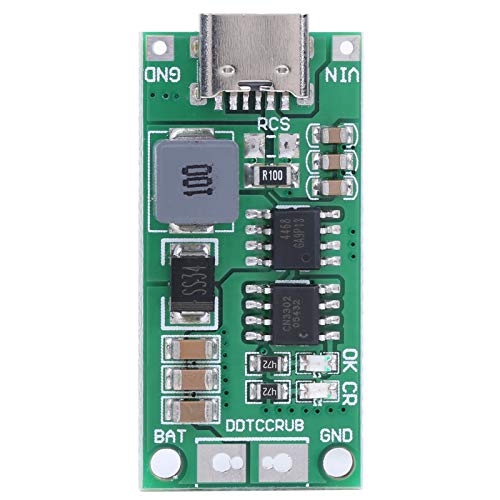 Módulo de Carga de batería de Iones de Litio DDTCCRUB 2S1A - Placa de Cargador Elevador - Salida de 8,4 V - Entrada CC de 3 a 6 V - Frecuencia de conmutación de 1 MHz -