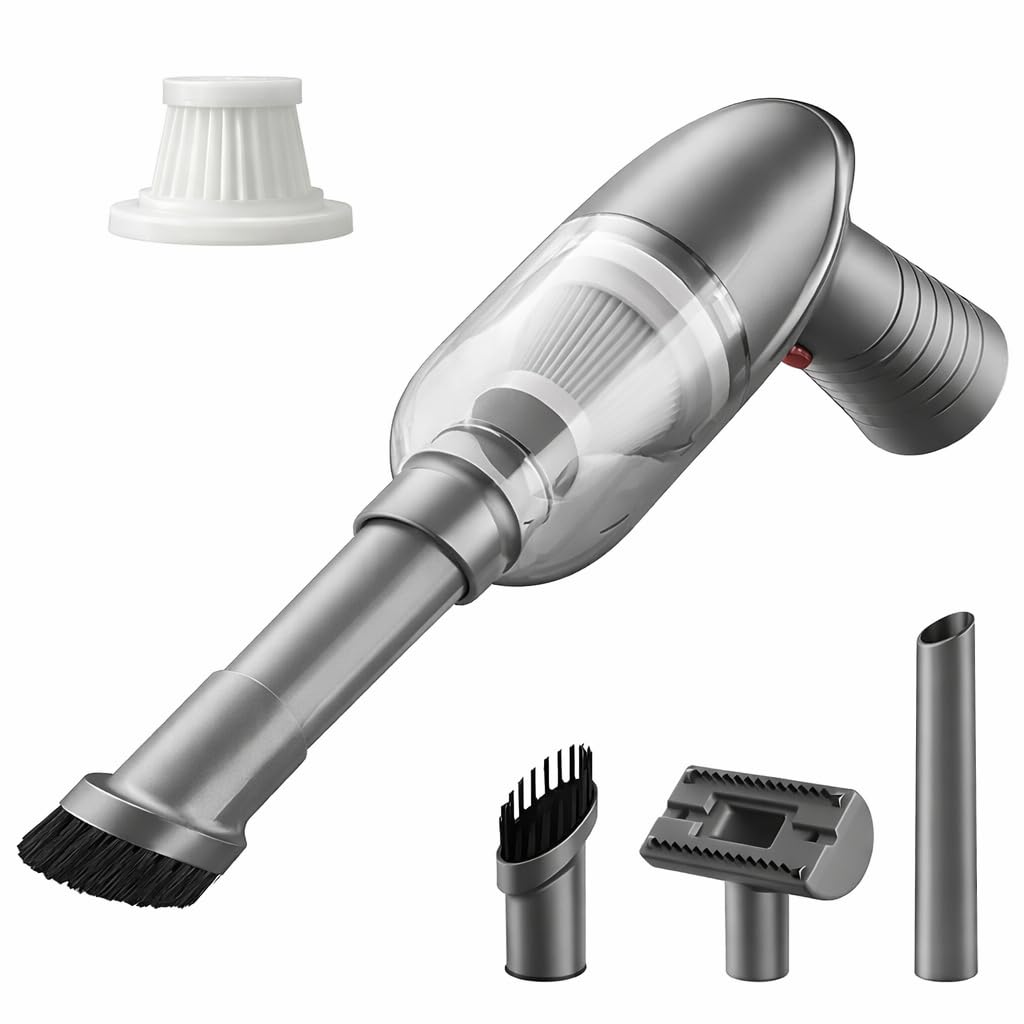 12kPA Powerful Suction 60W Wireless Hand Vacuum & Air Blower 3-in-1 Wireless Portable Vacuum Cleaner, BLDC Motor HEPA Filter, Compact & Lightweight for Car, Home use, & Pet Hair-image-20