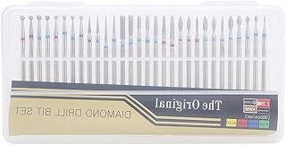 Depvko Nail Drill Bits Set,Russian Manicure Drill Bits,Pana 3 32 Safety Bit,Grinding Head Nail,Nail Drill Bit 30Pcs Set Diamond Drill Nail Bit Cuticle Dead Skin Clean For Nail Files Manicure Tools