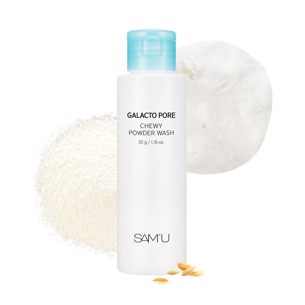 Amazon.com: SAM'U Galacto Pore Chewy Powder Wash, Gentle Enzyme