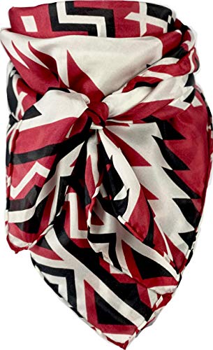 Wyoming Traders Mens Southwest Red/Black Wild Rag Red/Black