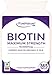 Price comparison product image Biotin Hair Growth Supplement |10000mcg | 365 Tablets (Full Year Supply) | for Healthy Hair, Nail and Skin Support by PureNature®